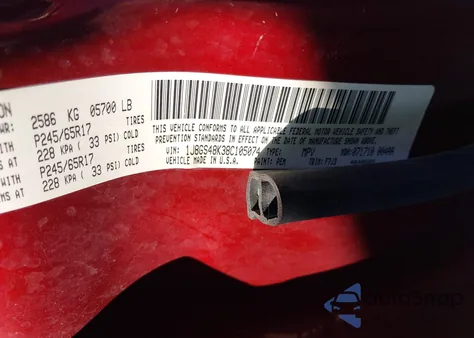 2008 Jeep Grand Cherokee Laredo из США, поврежденный, VIN 1J8GS48K38C105074